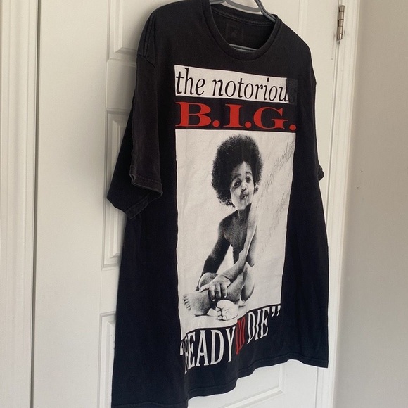 The Notorious B.I.G - ready to DIE- classic Biggie Tee - Picture 5 of 8